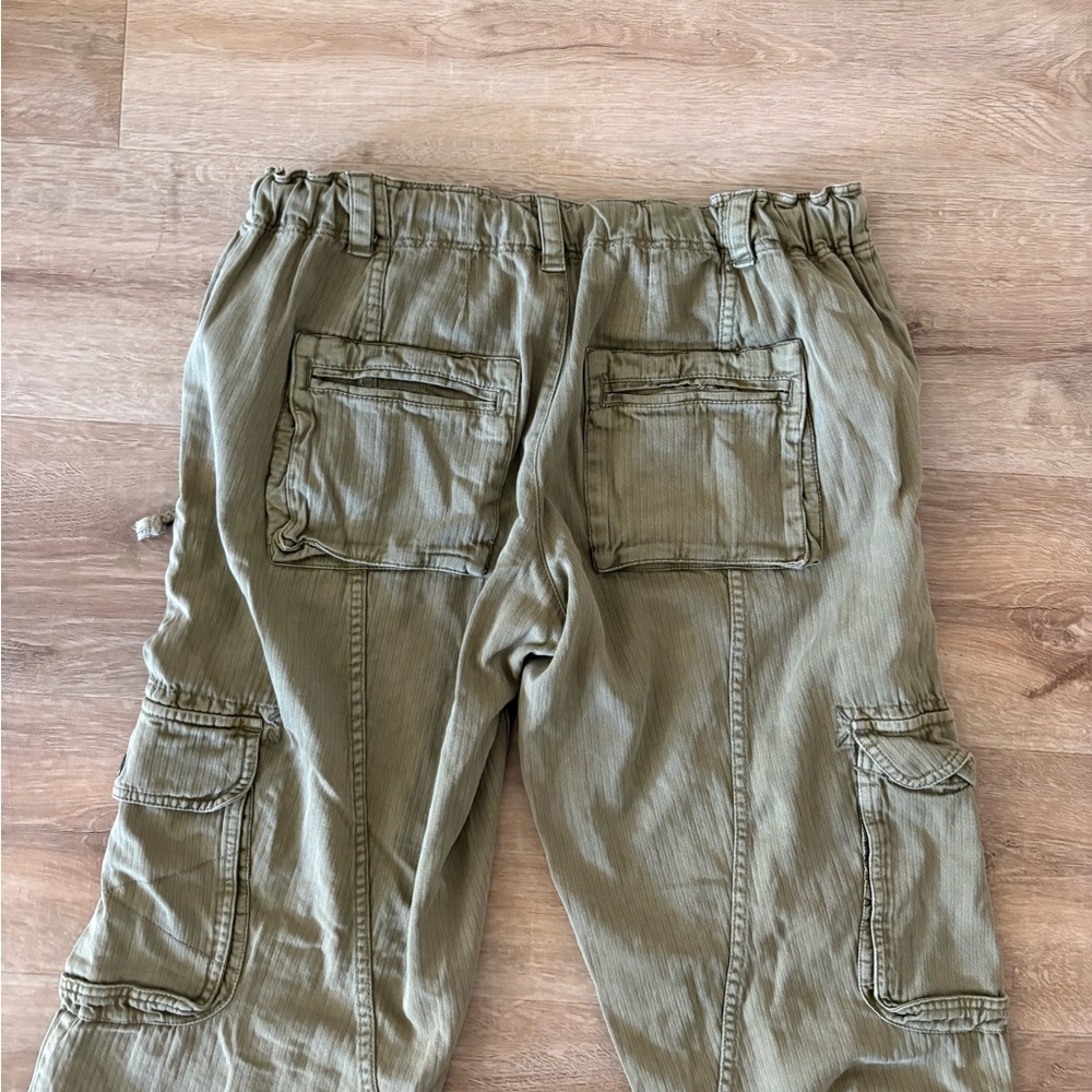 Free People Green Cargo Pants - Picture 4 of 4